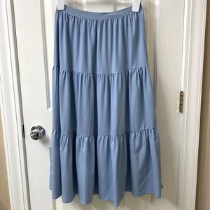 Joy Joy Blue Midi Skirt